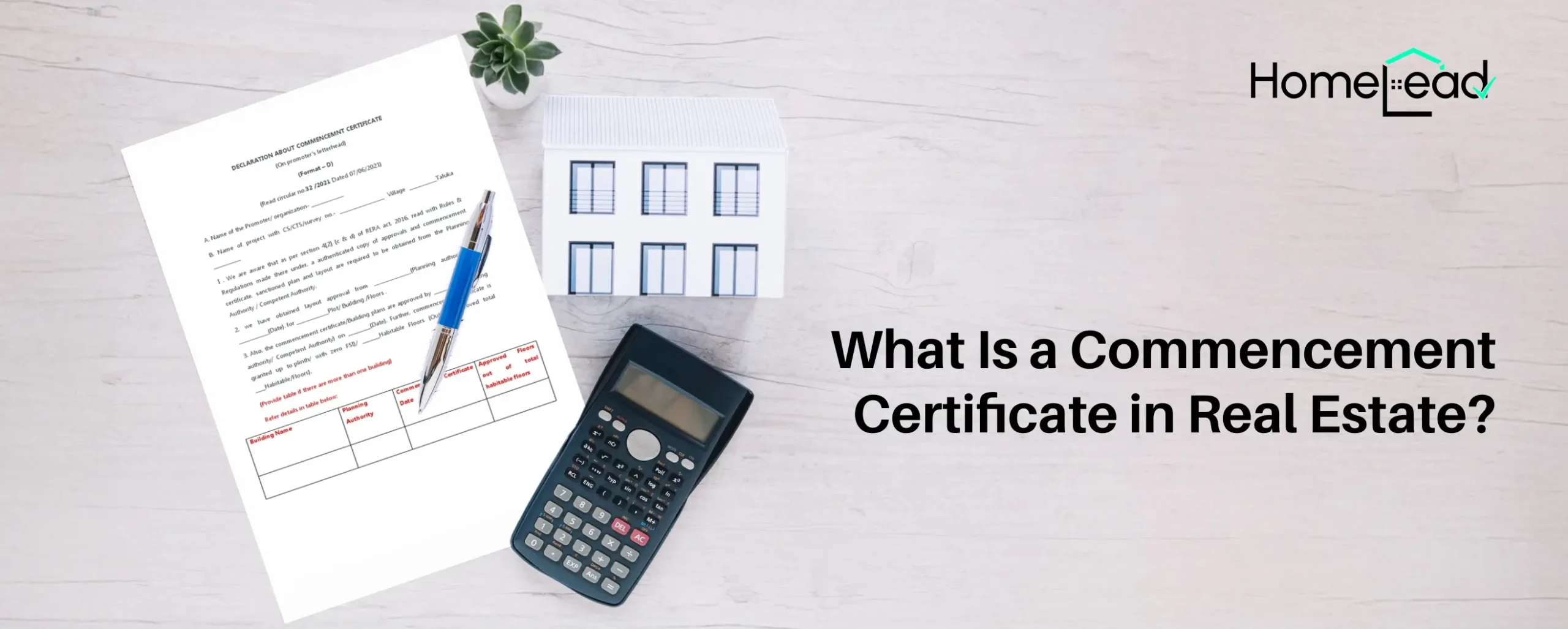 What Is a Commencement Certificate in Real Estate